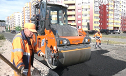 Ремонт дорог продолжается