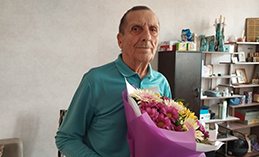 Труженик тыла Александр Нужин из Ханты-Мансийска отпраздновал 90-летие