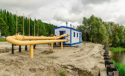 В окружной столице появился современный блочный газорегуляторный пункт