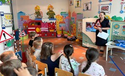 Юные пешеходы Ханты-Мансийска изучают ПДД в игровой форме