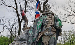 Югорчане восстанавливают памятник советским воинам в Авдеевке