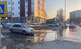 11-летняя девочка пострадала в дорожной аварии в Ханты-Мансийске