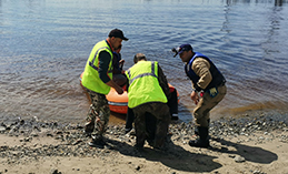 В Ханты-Мансийске прошли учения по спасению людей на воде