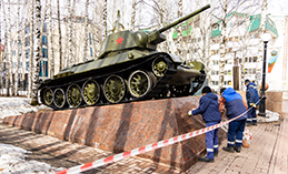 Парк Победы в Ханты-Мансийске готов к 9 Мая