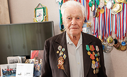 Почётному жителю Ханты-Мансийска Виктору Черину исполнилось 95 лет
