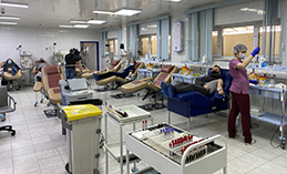 Почти 2,5 тыс. доноров посетили отделение переливания крови ОКБ за год