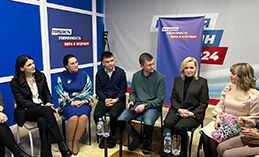 Единороссы обсудили с Юлией Белеховой поддержку бойцов СВО