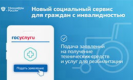 На портале Госуслуг запущен новый сервис для инвалидов