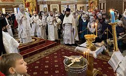 В Ханты-Мансийске прошло богослужение в честь Крещения
