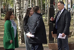 Проверка качества ремонта в парке Победы и на центральной площади