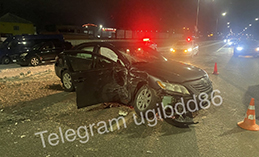 Три человека пострадали в автоаварии в Ханты-Мансийске