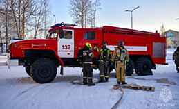 Три пожара зарегистрировано в Ханты-Мансийске за новогодние каникулы