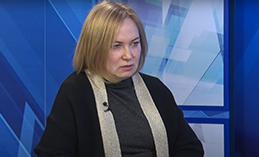 В студии начальник управления благоустройства и развития жилищного хозяйства администрации Ханты-Мансийска Дилара Харисова