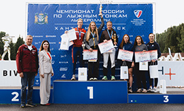 В Ханты-Мансийске продолжается чемпионат России по лыжероллерам