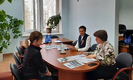 Татьяна Бормотова встретилась с ветераном спорта Ханты-Мансийска