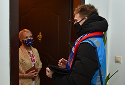 Работа волонтёров-переписчиков