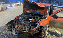 Два человека пострадали в ДТП в Ханты-Мансийске