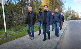 Новые тротуары оборудовали на улицах Ханты-Мансийска