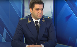 В студии Ханты-Мансийский межрайонный прокурор Артём Майоров