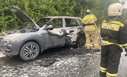 В Ханты-Мансийске на автозаправке взорвался автомобиль