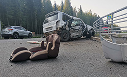 В Ханты-Мансийске столкнулись два автомобиля