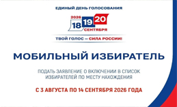 Проголосовать на выборах можно через сервис «Мобильный избиратель»