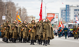 Парад Победы в Ханты-Мансийске