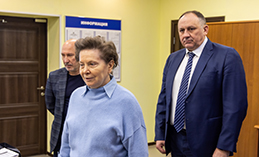 Рабочая встреча Натальи Комаровой и Максима Ряшина