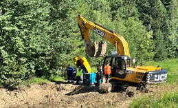В микрорайоне «Восточный» ведется строительство инженерных сетей