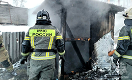 Второй пожар за сутки потушили в Ханты-Мансийске