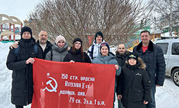 Юные спортсмены Ханты-Мансийска навестили ветерана ВОВ Софью Кузнецову