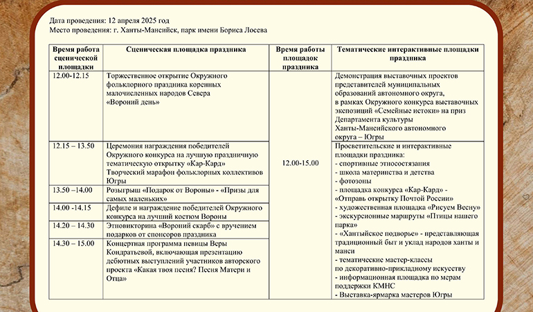 Программа праздника Вороний день.jpg Программа праздника Вороний день.jpg