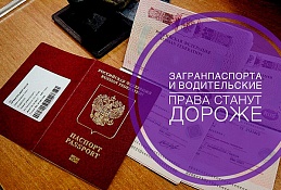 Заграничный паспорт и водительские права выросли в цене