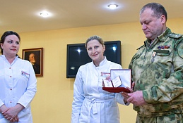 Евгений Федоткин награждён медалью донора