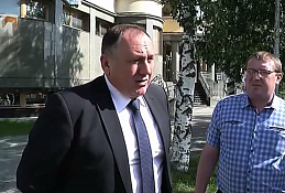 Приемка дорог на улице Свердлова