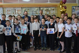 Ханты-Мансийские школьники встретились с Ильей Авербухом
