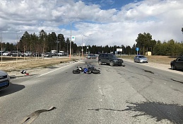Мотоциклист не справился с управлением и погиб