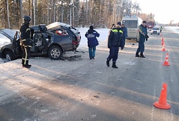 В ДТП под Ханты-Мансийском погиб человек