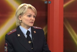 В студии майор полиции Светлана Мороз