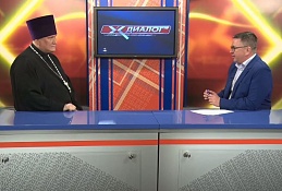 В студии протоиерей Сергий