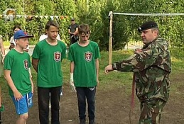Открытие летней смены лагеря "Росгвардеец"