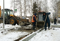 Укладывать брусчатку на ул. Мира закончат до ноября