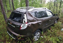 Водитель не справился с управлением в Сургутском районе