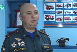 В гостях у пожарных