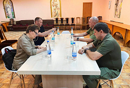 Наталья Комарова совершила рабочую поездку в Запорожье и ЛНР