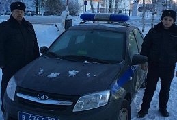 Сотрудник вневедомственной охраны Югорска спас ребенка