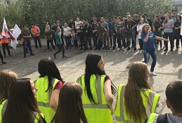 В югорской столице завершилась первая смена молодежных трудовых отрядов