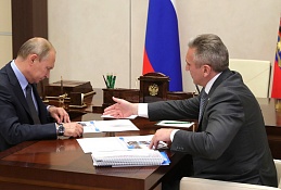 Владимир Путин и Александр Моор обсудили строительство Медицинского города