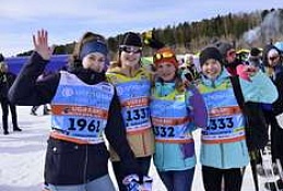 Более 2500 участников преодолели Югорский лыжный марафон