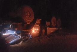 В Нижневартовском районе водитель Урала скончался в ДТП